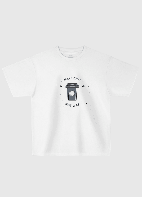 Chai Over War Oversized T-Shirt