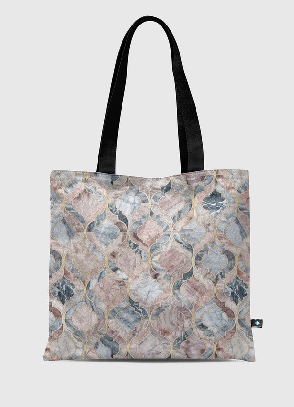 Marble Moroccan Tiles Tote Bag