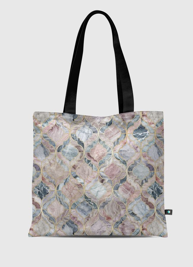 Marble Moroccan Tiles - Tote Bag