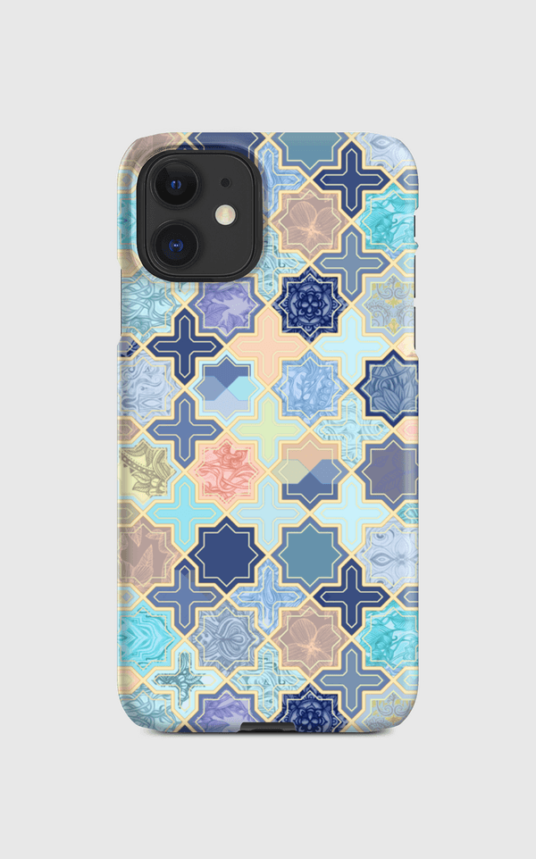 Blush & Blue Geometric Regular Case