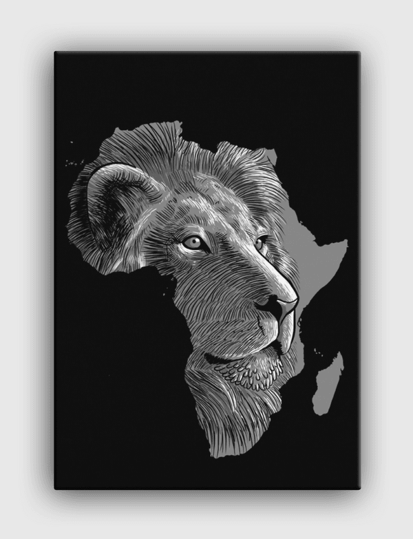 king of Africa Canvas