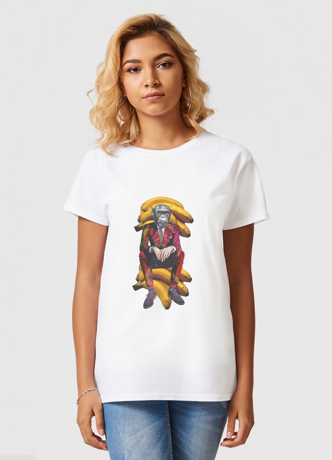 Banana Monkey - Women Basic T-Shirt