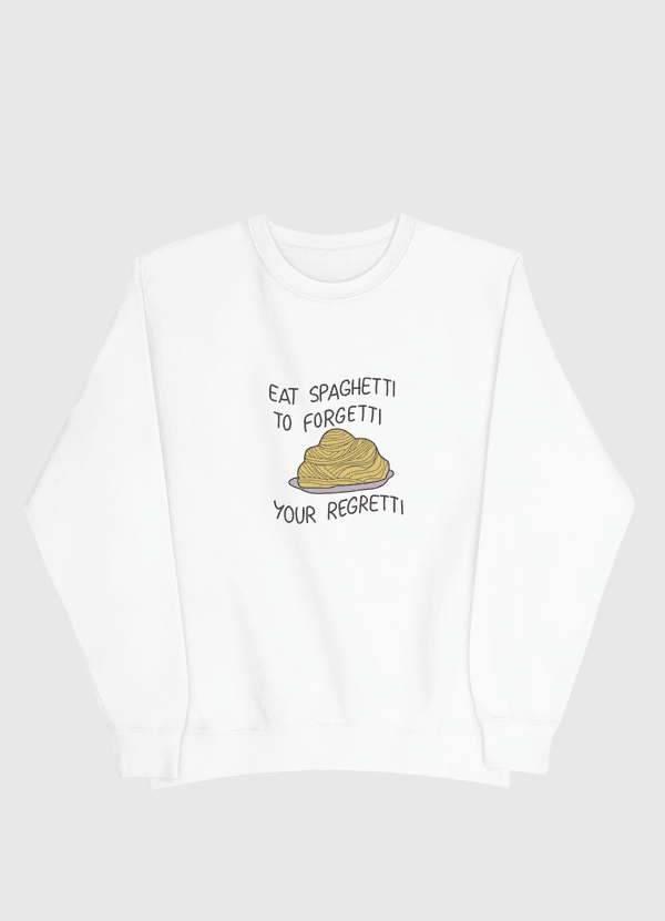 Eat Spaghetti Men Sweatshirt