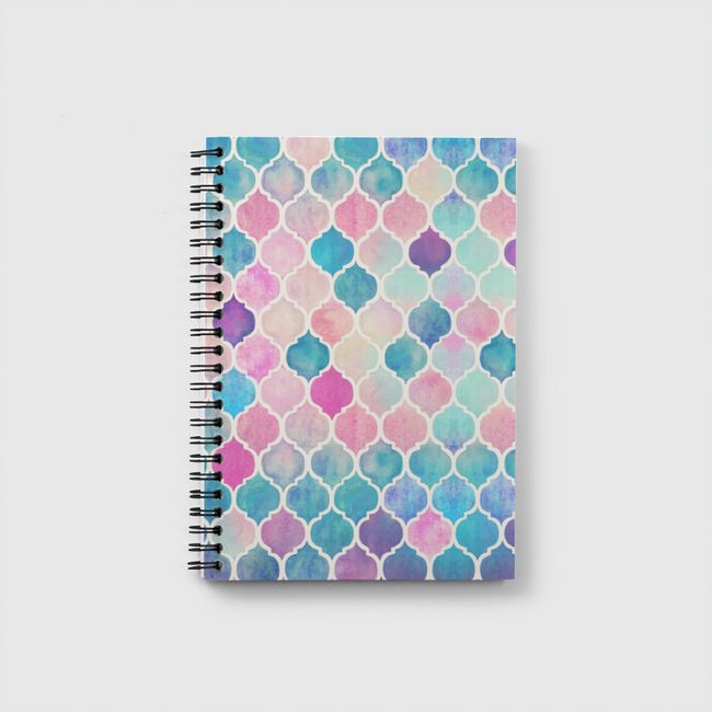 Pastel Watercolor Moroccan - Notebook