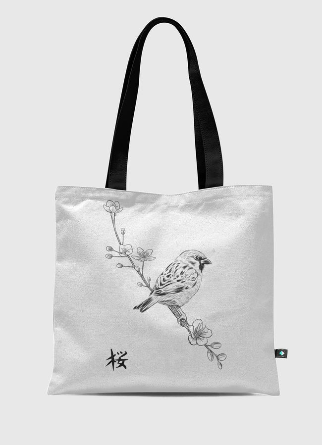 Sparrow Kanji - Tote Bag