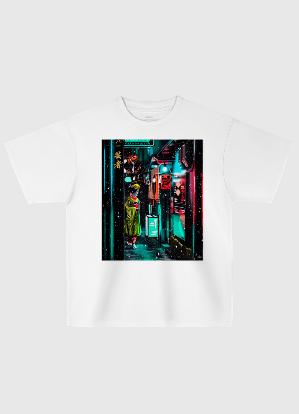 Cyber Geisha  Oversized T-Shirt