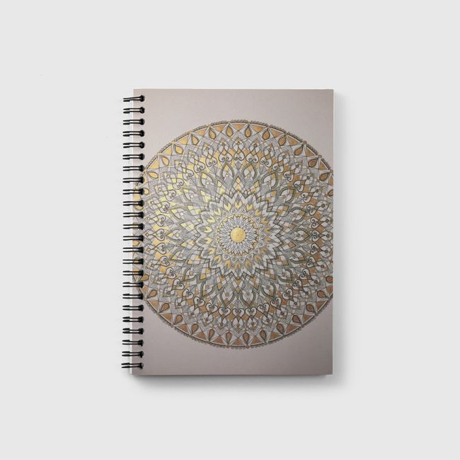 Gold mandala - Notebook