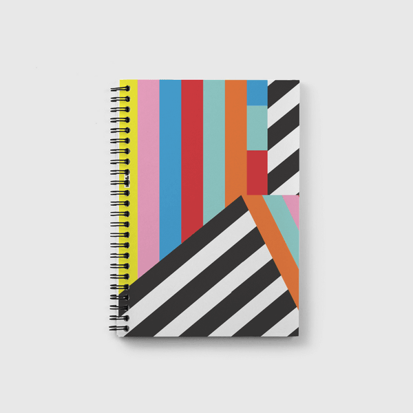 Rainbow of Stripes Notebook