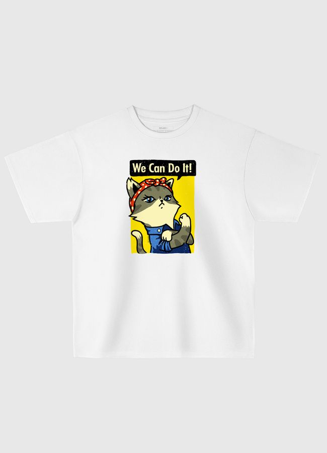 Purrsist! We Can Do It! - Oversized T-Shirt