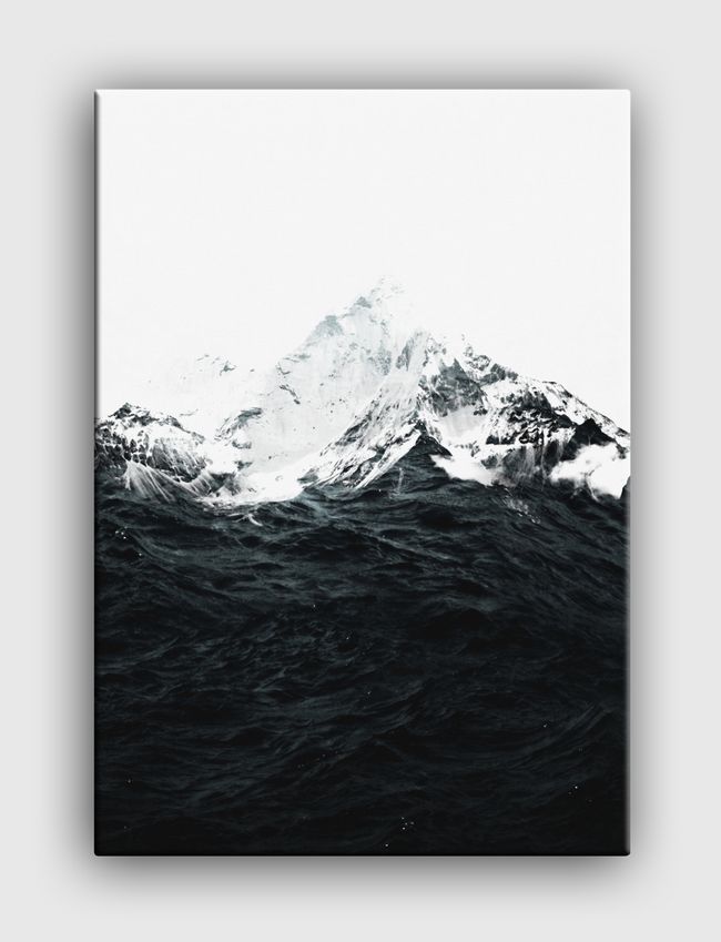 Those waves were like mountains - Canvas