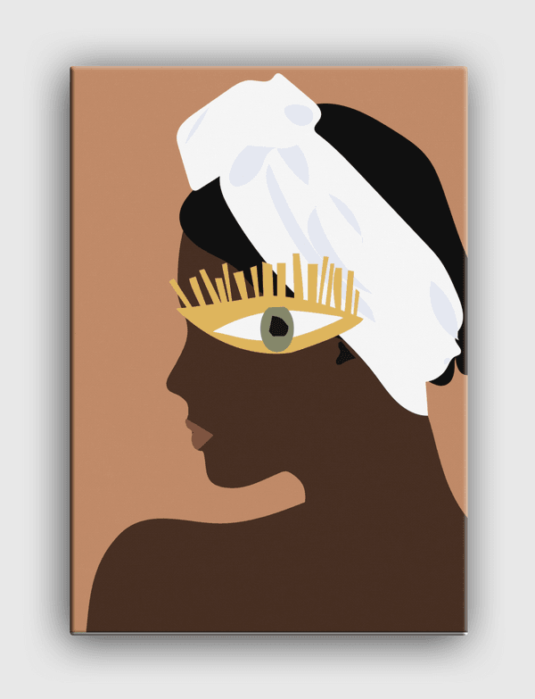 Black Woman Wall Art Canvas