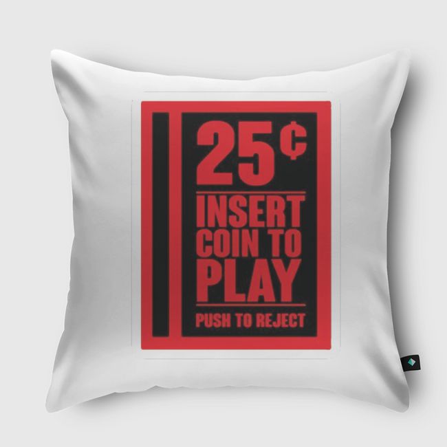insert coin - Throw Pillow