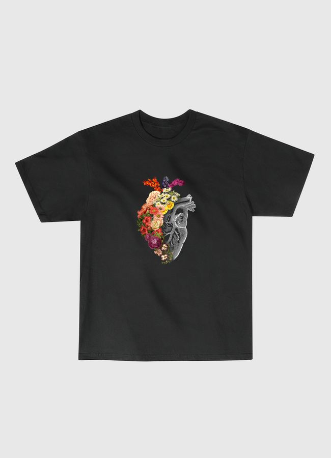 Flower Heart Spring - Classic T-Shirt