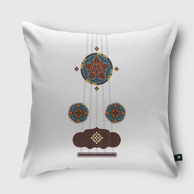 العود شكله يجنن - Throw Pillow