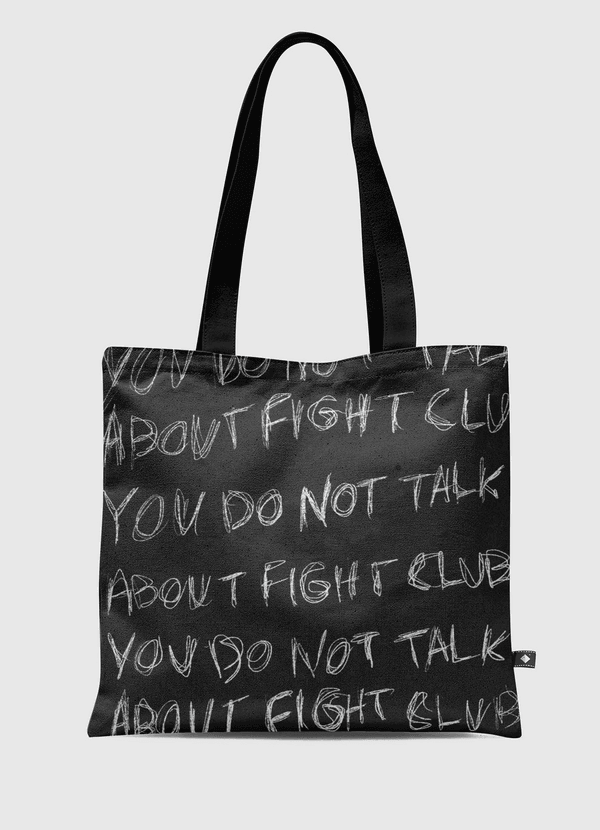 First Rule of Fight Club Tote Bag