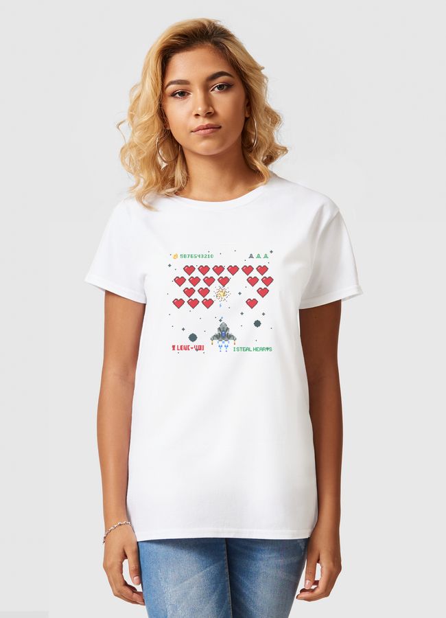 I Steal Hearts - Women Basic T-Shirt