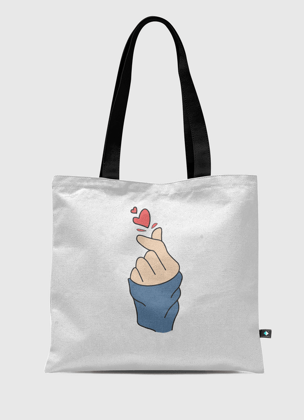 علامة الحب love sign  Tote Bag