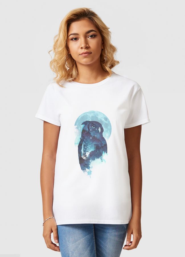 Midnight owl - Women Basic T-Shirt