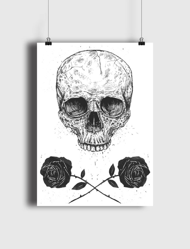 Skull N' Roses - Poster