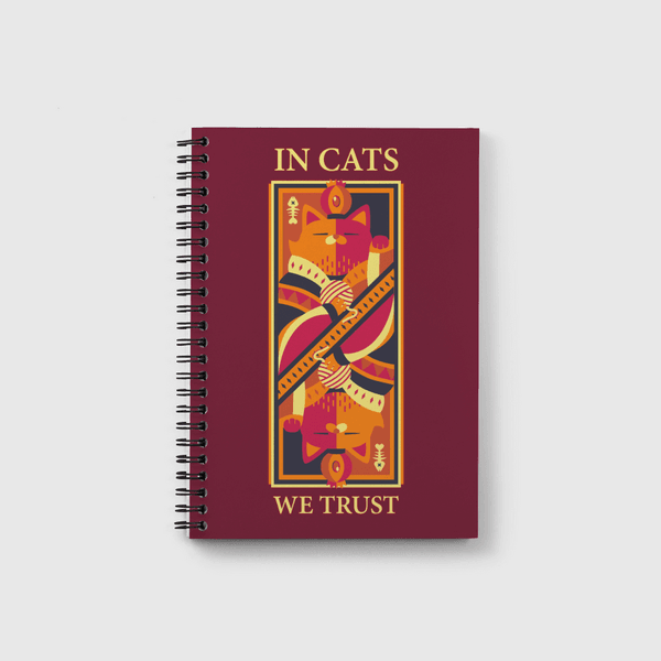 In Cats We Trust Notebook