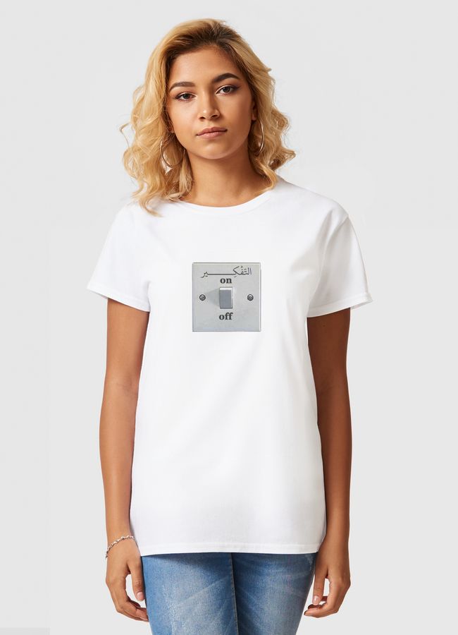 التفكير - Women Basic T-Shirt
