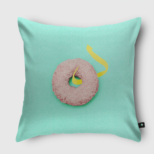 د for دونت Throw Pillow
