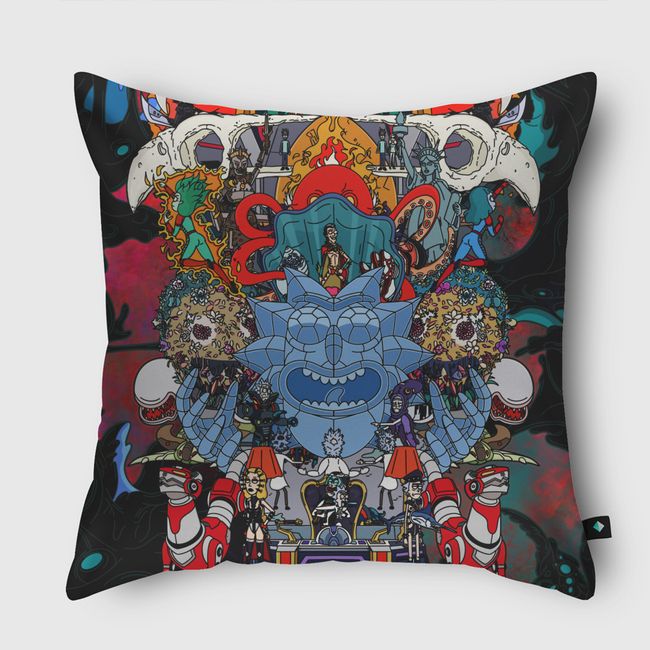 Rickless Madness - Throw Pillow