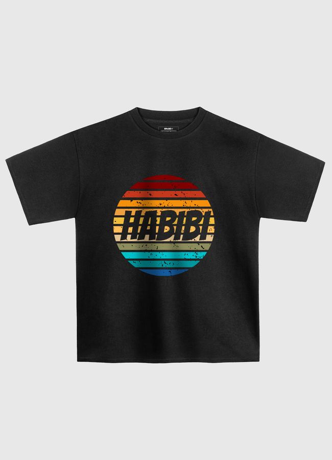 habibi retro sunset  - Oversized T-Shirt