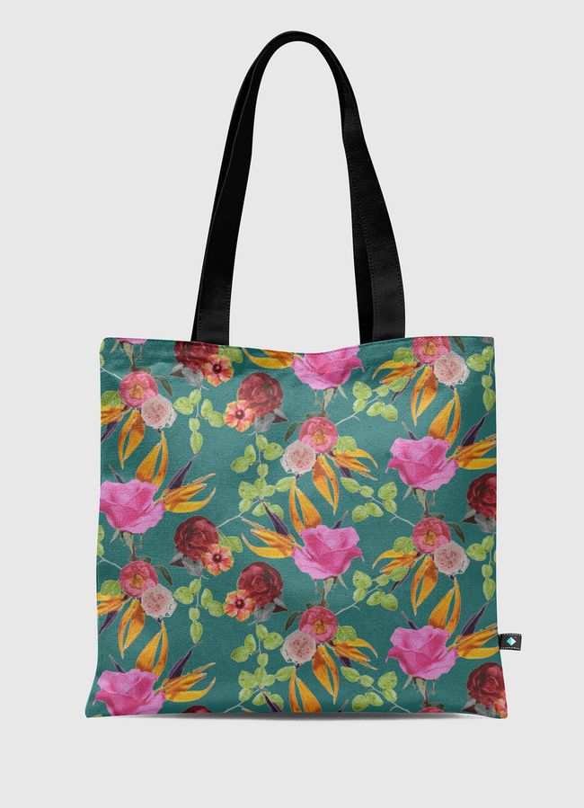 Chaman Garden (Green) - Tote Bag