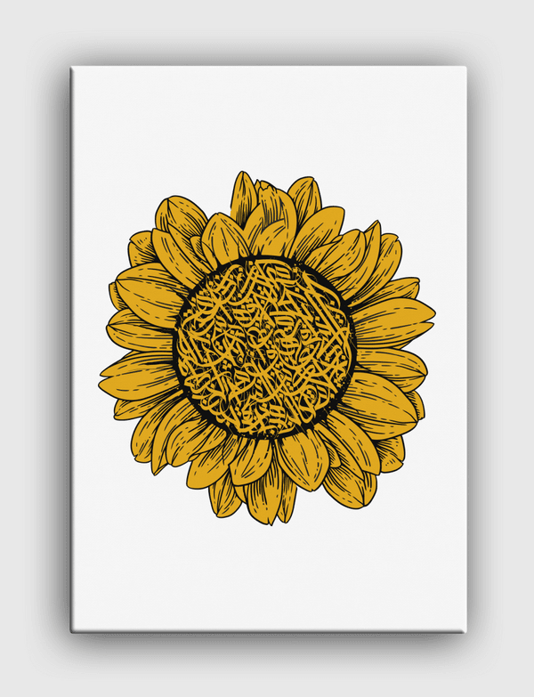 SUN CALLIGRAPHY Canvas