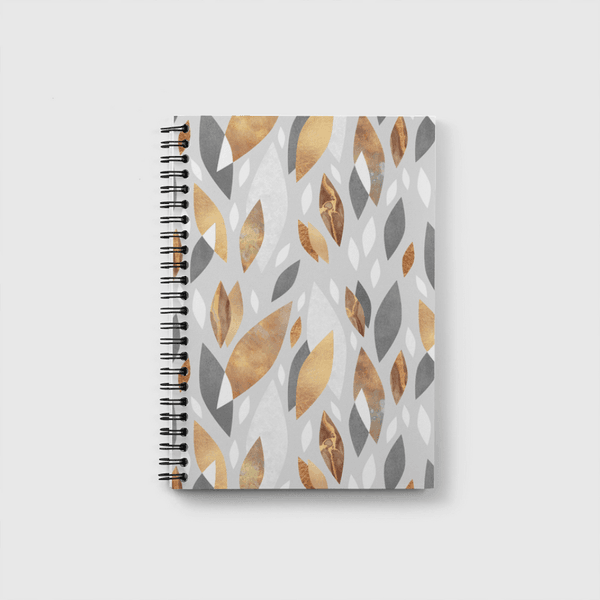 Falling Gold Leaves Notebook