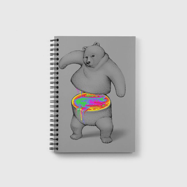 Rainbow Bear - Notebook