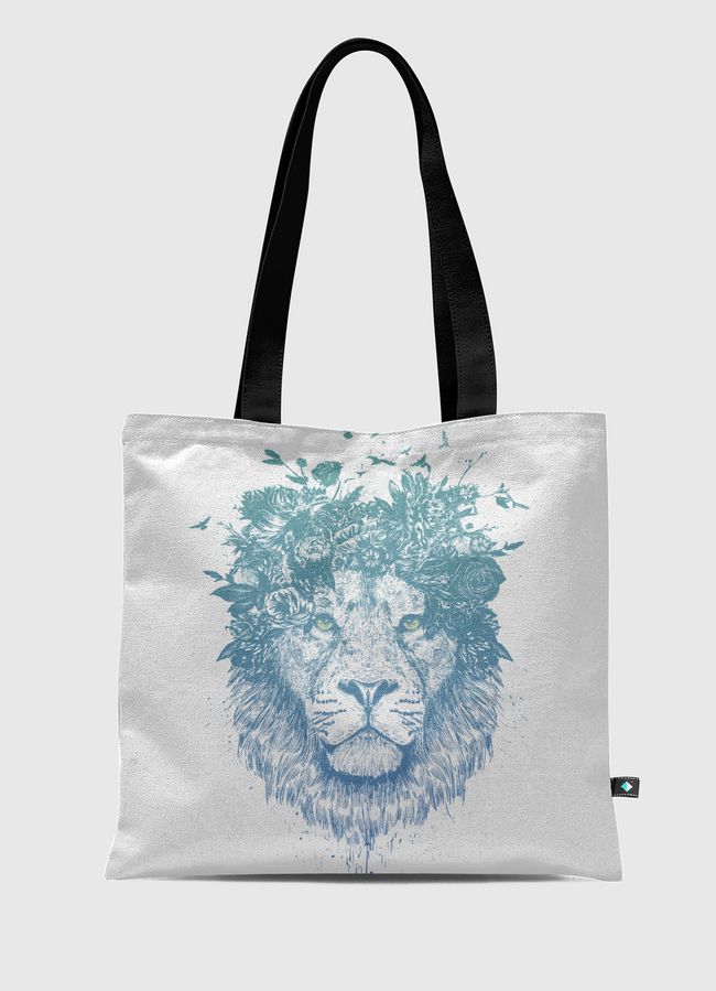 Floral lion - Tote Bag