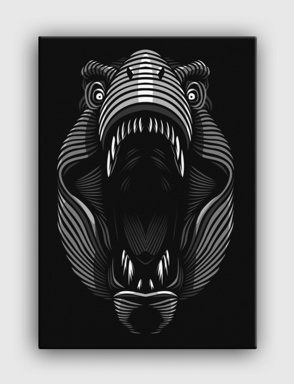 T-Rex lines Canvas