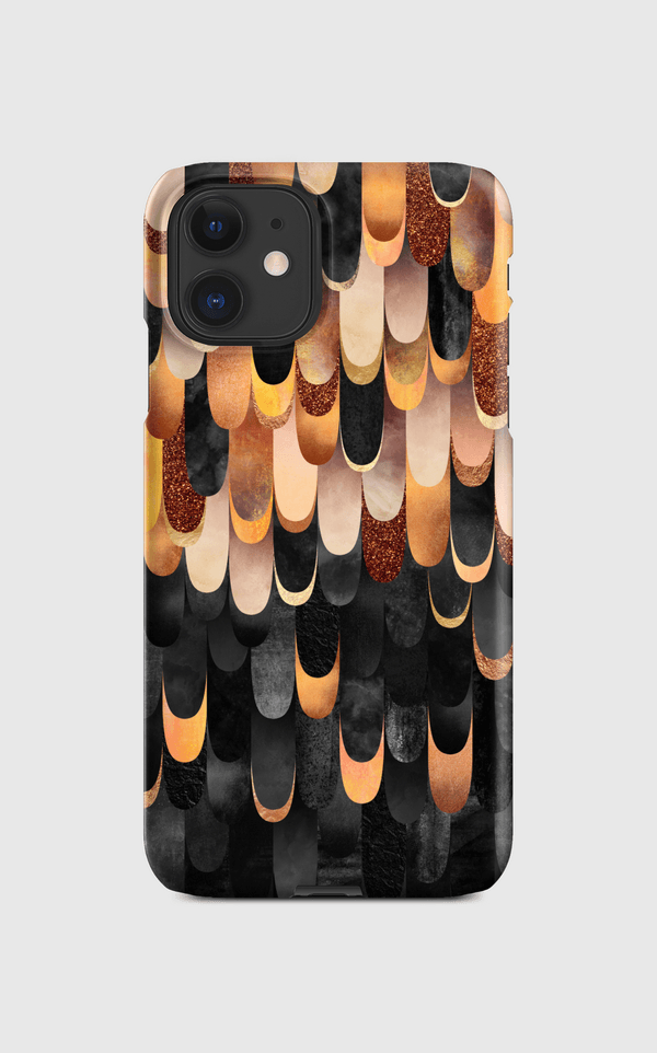 Feathered - Copper And Black Regular Case