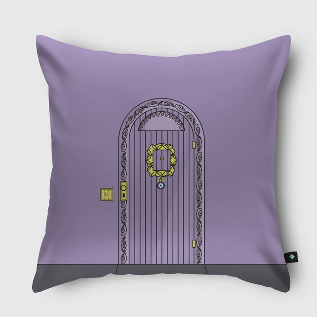 Al Balad Door - Throw Pillow