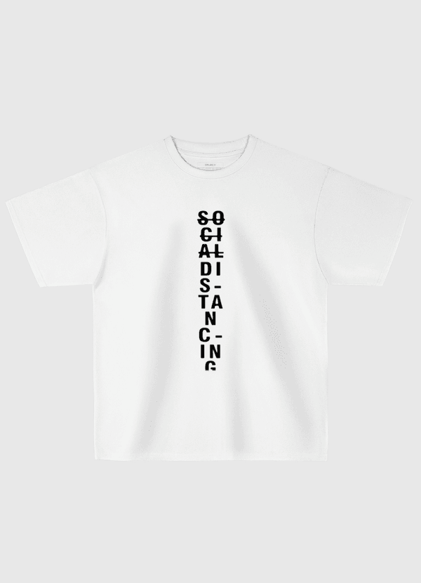 SOCIAL DISTANCING HYPE Oversized T-Shirt