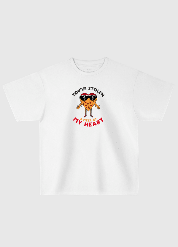 Pizza of my Heart Oversized T-Shirt