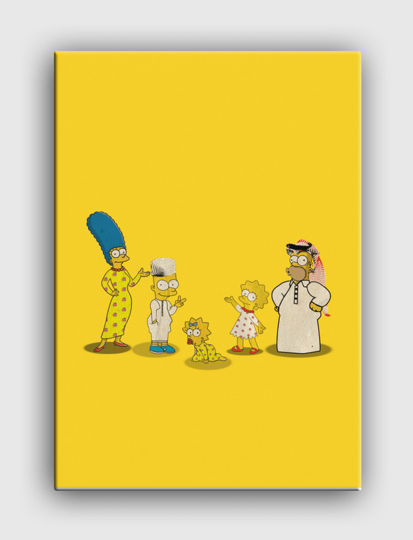 The Simpsons Canvas