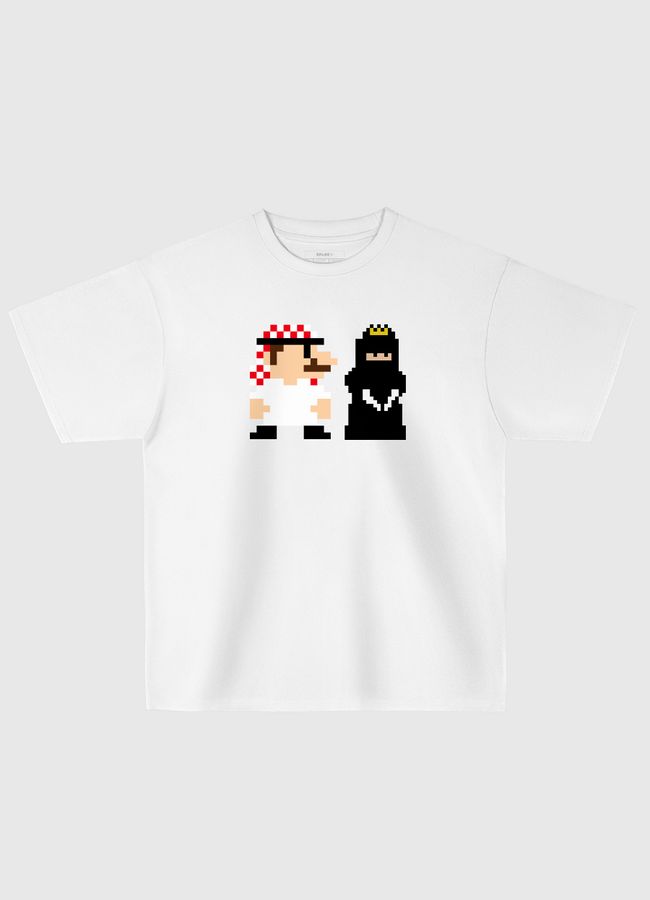 Mario and Princess - Oversized T-Shirt