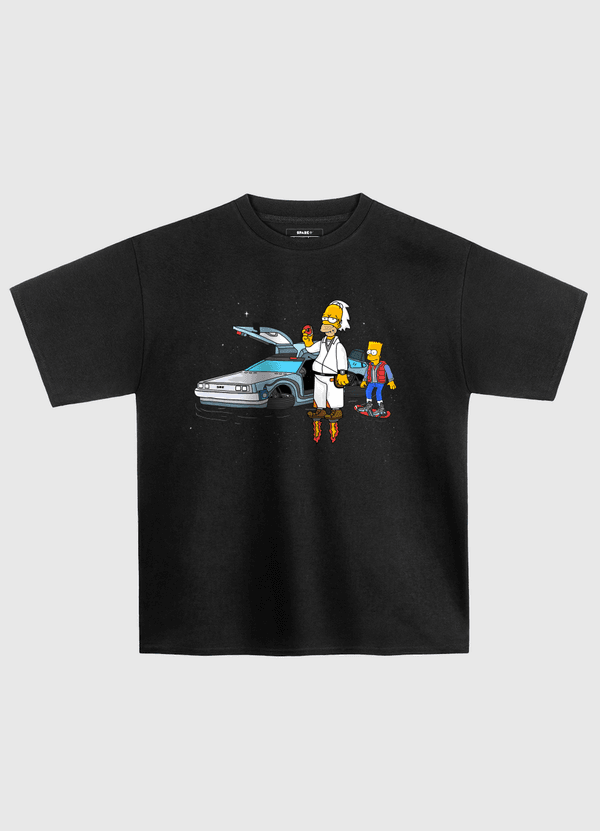 Back to the Future Space Oversized T-Shirt