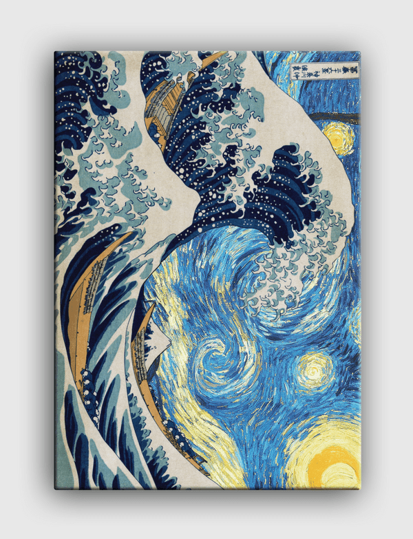 Van Gogh Wave Canvas