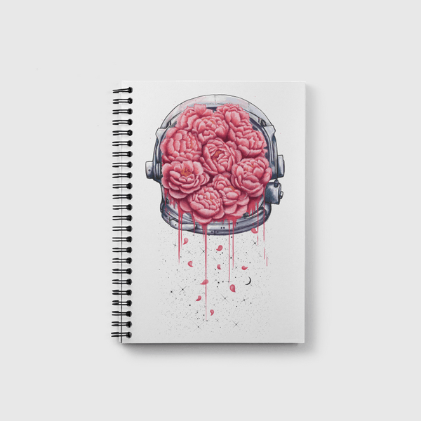 Cosmic peonies Notebook