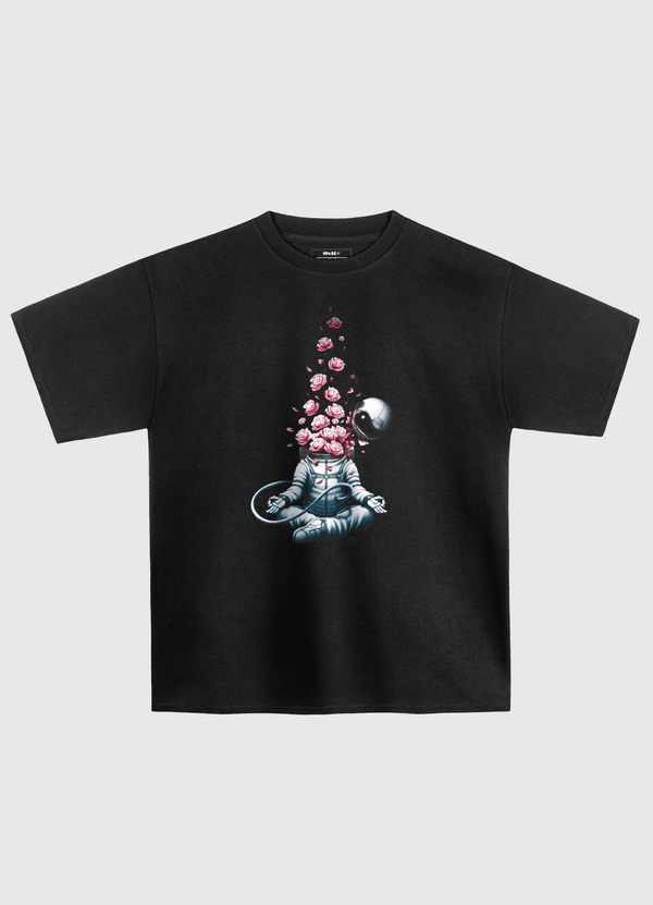 Astro Meditation Roses Oversized T-Shirt