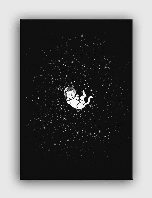 Gravity Cat Canvas