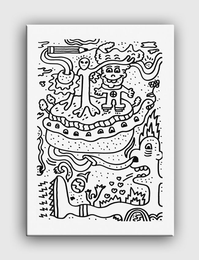Fun Doodles - Canvas