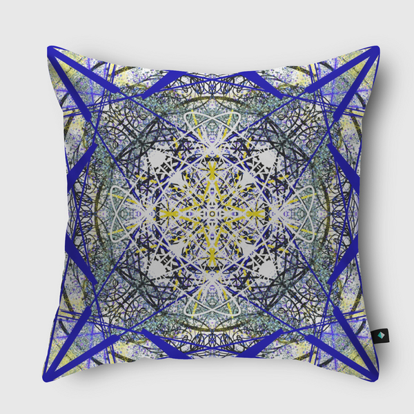 Energy Grid  Throw Pillow