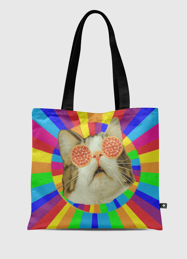 cat (pizza craze) Tote Bag