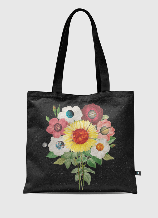 SunFlower System Planets Tote Bag