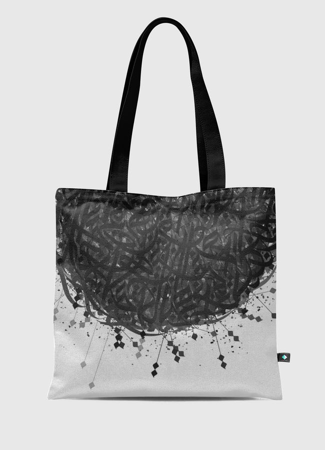 Black disc - Tote Bag